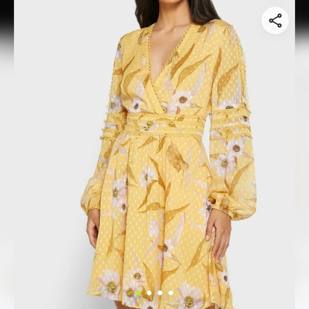 Ted Baker Posyy Cabana mini dress Sz 10